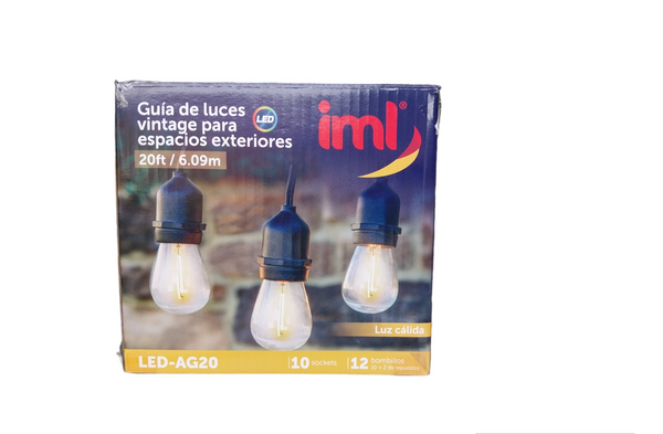 Luces Vintage Para Exterior e Interior