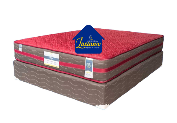 Cama Matrimonial Aurora (54*75) Pulgadas (Estándar, Color azul, rojo, café)